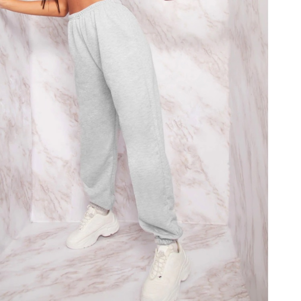 Recycled Basic Grey Sweat Joggers